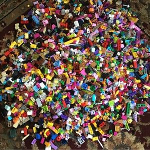Bag of assorted legos